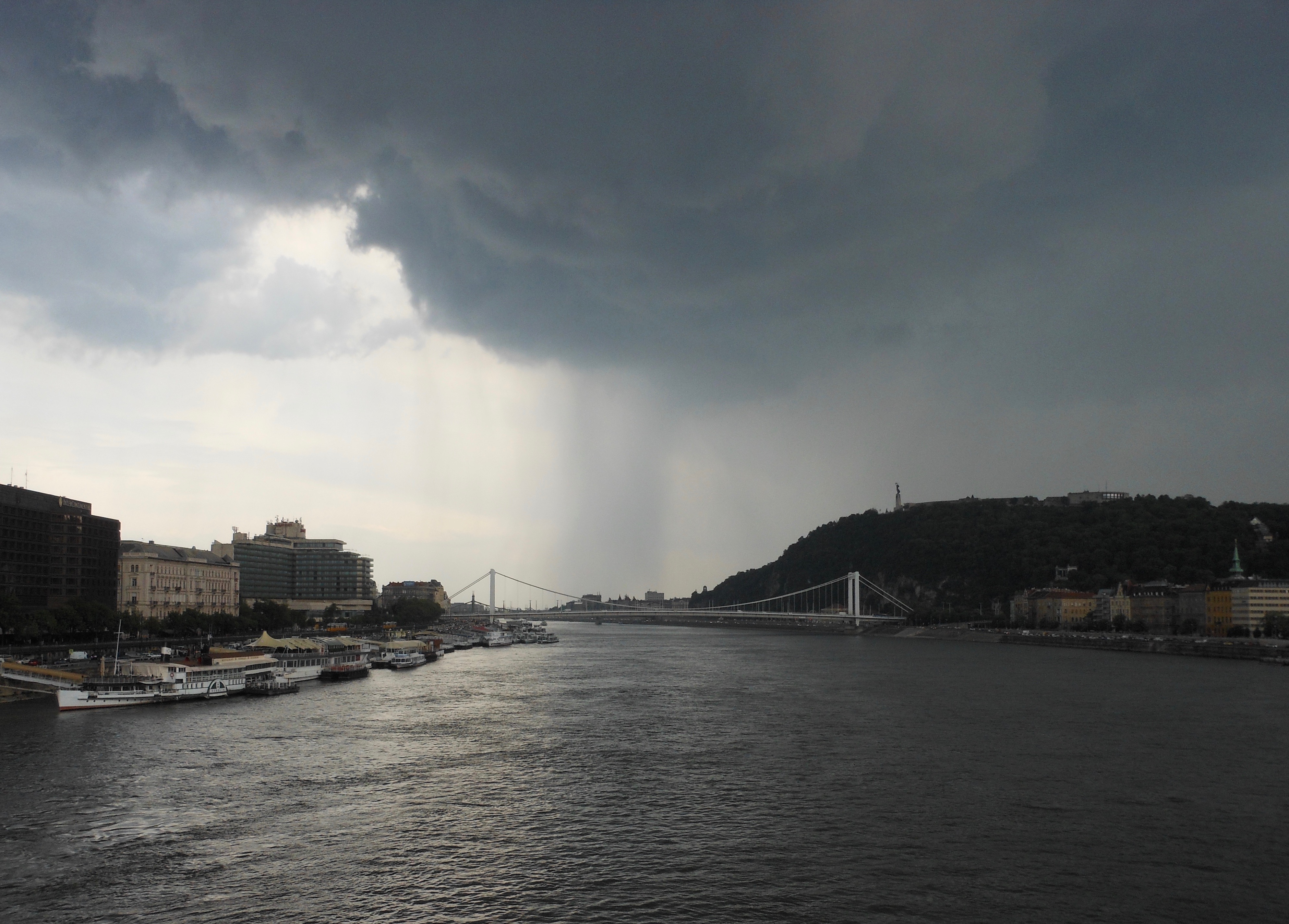 Storm gathering in Budapest